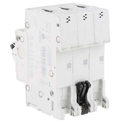 ABB System Pro M Compact S200 MCB, 3P, 25A Curve D, 440V AC, 6 kA Breaking Capacity