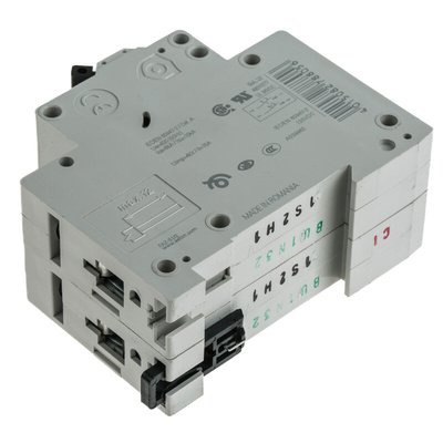 Eaton xEffect MCB, 2P, 1A Curve S, 230V AC, 60V DC, 10 kA Breaking Capacity