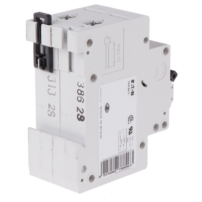 Eaton xEffect MCB, 2P, 2A Curve S, 230V AC, 60V DC, 10 kA Breaking Capacity