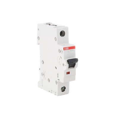 ABB System Pro M Compact S200M MCB, 1P, 2A Curve C, 253V AC, 72V DC, 10 kA Breaking Capacity