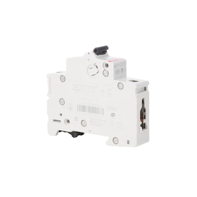ABB System Pro M Compact S200M MCB, 1P, 6A Curve C, 253V AC, 72V DC, 10 kA Breaking Capacity