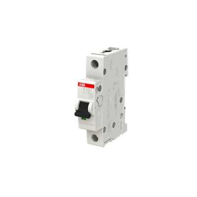 ABB System Pro M Compact S200M MCB, 1P, 20A Curve C, 253V AC, 72V DC, 10 kA Breaking Capacity