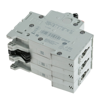 ABB System Pro M Compact S200M MCB, 3P, 16A Curve C, 440V AC, 10 kA Breaking Capacity