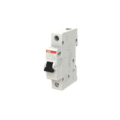ABB Compact Home SH200 MCB, 1P, 6A Curve C, 440V AC, 6 kA Breaking Capacity