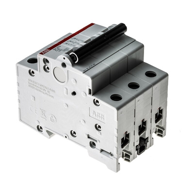 ABB Compact Home SH200 MCB, 3P, 6A Curve C, 440V AC, 6 kA Breaking Capacity
