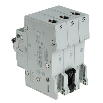 ABB Compact Home SH200 MCB, 3P, 16A Curve C, 440V AC, 6 kA Breaking Capacity