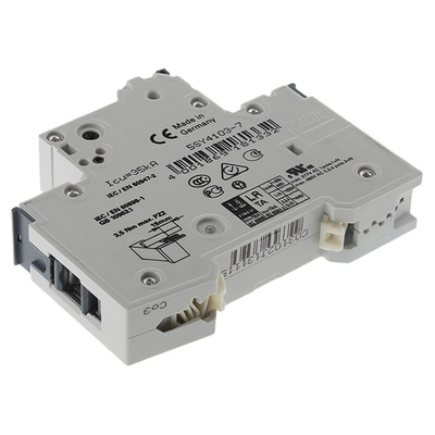 Siemens Sentron 5SY4 MCB, 1P, 3A Curve C, 230V AC, 10 kA Breaking Capacity