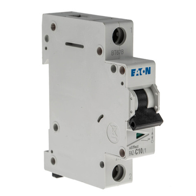 Eaton xEffect MCB, 1P, 10A Curve C, 230V AC, 60V DC, 10 kA Breaking Capacity