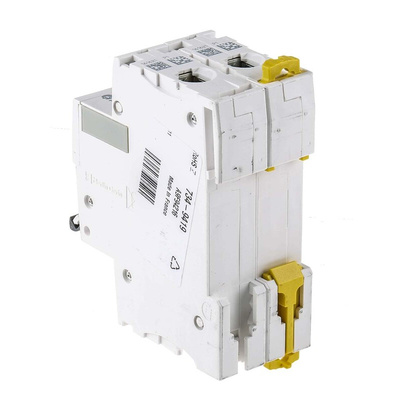 Schneider Electric Acti 9 iC60L MCB, 2P, 16A Curve C, 400V AC, 12 → 144V DC, 10 kA Breaking Capacity