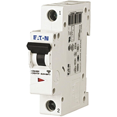 Eaton xEffect MCB, 1P, 1A Curve C, 230 → 400V AC, 6 kA Breaking Capacity