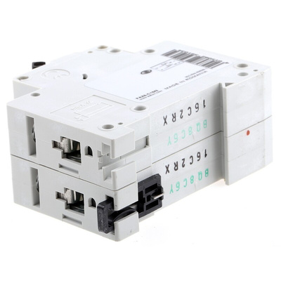 Eaton xEffect MCB, 2P, 16A Curve C, 230 → 400V AC, 6 kA Breaking Capacity