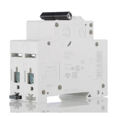 Eaton xEffect MCB, 2P, 4A Curve C, 230 → 400V AC, 6 kA Breaking Capacity