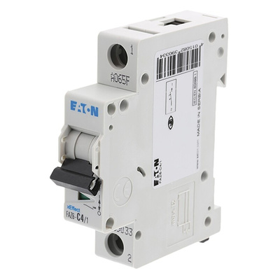 Eaton xEffect MCB, 1P, 4A Curve C, 230 → 400V AC, 6 kA Breaking Capacity