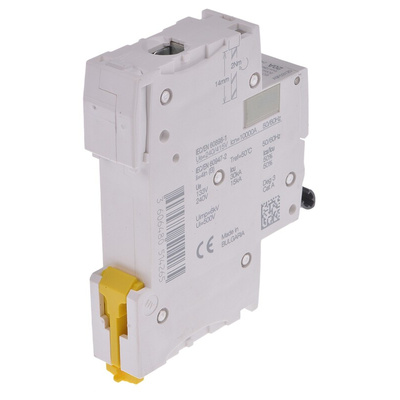Schneider Electric Acti 9 iC60H MCB, 1P, 20A Curve B, 100 → 133V AC, 72V DC, 10 kA Breaking Capacity