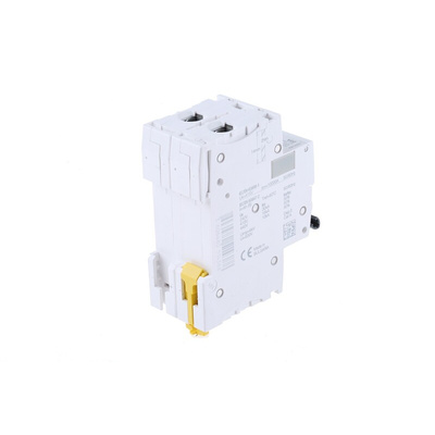 Schneider Electric Acti 9 iC60H MCB, 2P, 20A Curve B, 440V AC, 100 → 133V DC, 10 kA Breaking Capacity