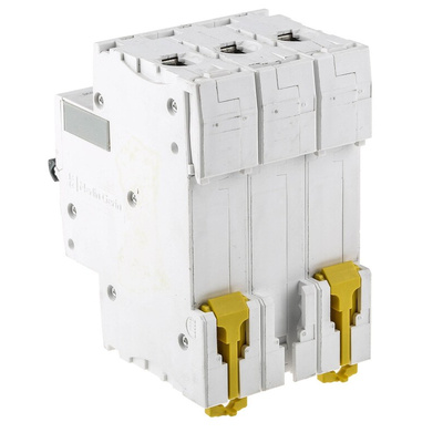 Schneider Electric Acti 9 iC60H MCB, 3P, 6A Curve B, 440V AC, 100 → 133V DC, 10 kA Breaking Capacity