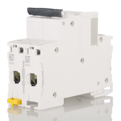 Schneider Electric Acti 9 iC60H MCB, 2P, 10A Curve C, 440V AC, 100 → 133V DC, 10 kA Breaking Capacity