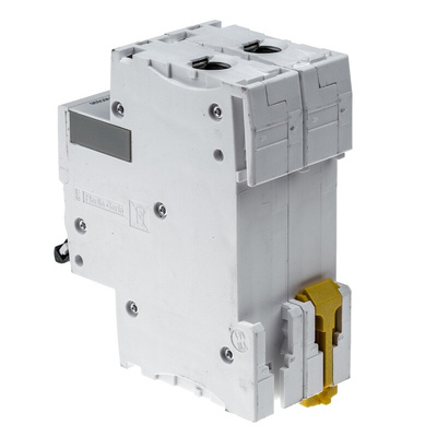 Schneider Electric Acti 9 iC60H MCB, 2P, 40A Curve C, 440V AC, 100 → 133V DC, 10 kA Breaking Capacity