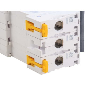 Schneider Electric Acti 9 iC60H MCB, 3P, 40A Curve C, 440V AC, 100 → 133V DC, 10 kA Breaking Capacity