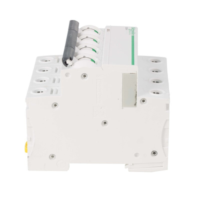 Schneider Electric Acti 9 iC60H MCB, 4P, 63A Curve C, 440V AC, 220 → 250V DC, 10 kA Breaking Capacity