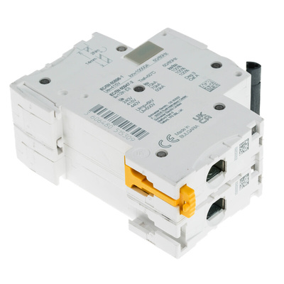 Schneider Electric Acti 9 iC60H MCB, 2P, 4A Curve D, 440V AC, 100 → 133V DC, 10 kA Breaking Capacity