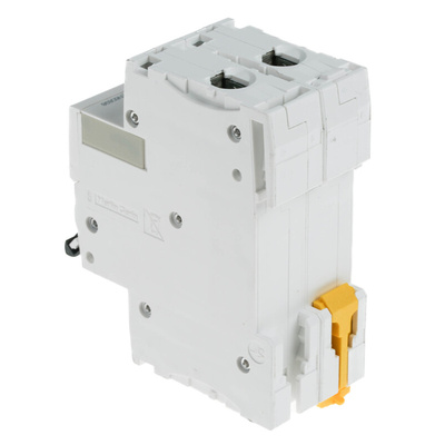 Schneider Electric Acti 9 iC60H MCB, 2P, 6A Curve D, 440V AC, 100 → 133V DC, 10 kA Breaking Capacity
