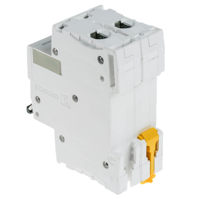 Schneider Electric Acti 9 iC60H MCB, 2P, 16A Curve D, 440V AC, 100 → 133V DC, 10 kA Breaking Capacity