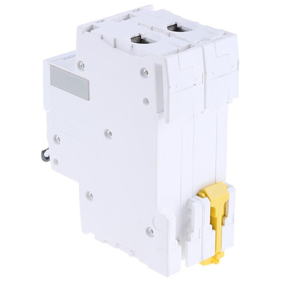 Schneider Electric Acti 9 iC60H MCB, 2P, 20A Curve D, 440V AC, 100 → 133V DC, 10 kA Breaking Capacity