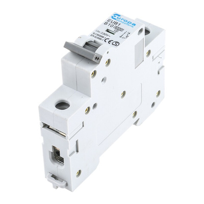 Europa EUB1 EUB MCB, 1P, 10A Curve B, 230V AC