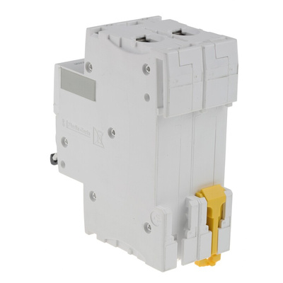 Schneider Electric Acti 9 C60HB MCB, 2P, 4A Curve B, 12 → 440V AC, 100 → 133V DC, 10 kA Breaking Capacity