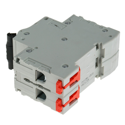 Lovato ModuLo P1MB MCB, 2P, 10A Curve D, 230V AC, 80V DC, 10 kA Breaking Capacity