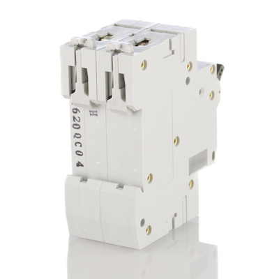 Europa EUC2P EUC MCB, 2P, 4A Curve C, 230V AC, 10 kA Breaking Capacity