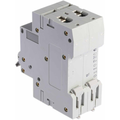 Europa EUC2P EUC MCB, 2P, 6A Curve C, 230V AC, 10 kA Breaking Capacity