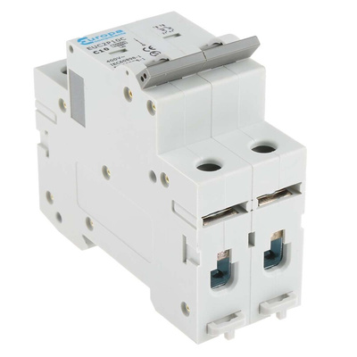 Europa EUC2P EUC MCB, 2P, 10A Curve C, 230V AC, 10 kA Breaking Capacity