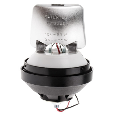 RS PRO Rotating Beacon, 12 V dc, 24 V dc, Surface Mount, Incandescent Bulb, IP56