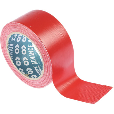 Advance Tapes AT8 Red PVC 33m Lane Marking Tape, 0.14mm Thickness