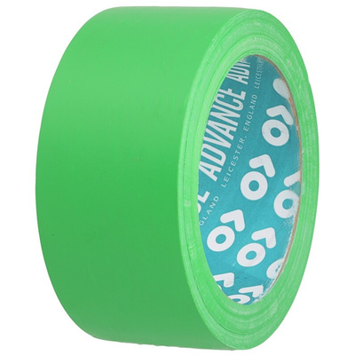 Advance Tapes AT8 Green PVC 33m Lane Marking Tape, 0.14mm Thickness