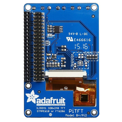 ADAFRUIT INDUSTRIES, PiTFT Plus with 2.8in Capacitive Touch Screen
