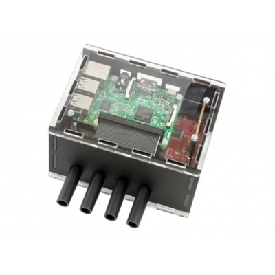 MODMYPI LTD Acrylic Case for use with Raspberry Pi 2, Raspberry Pi 3, Raspberry Pi B+ in Black