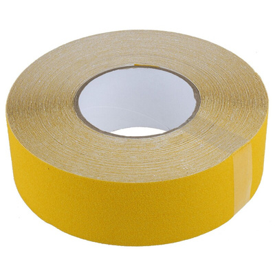 3M Yellow PVC 20m Hazard Tape, 1mm Thickness