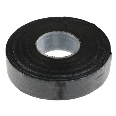 RS PRO Black Self Amalgamating Tape 25mm x 10m