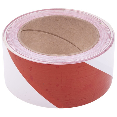 RS PRO Red/White 33m Floor Tape