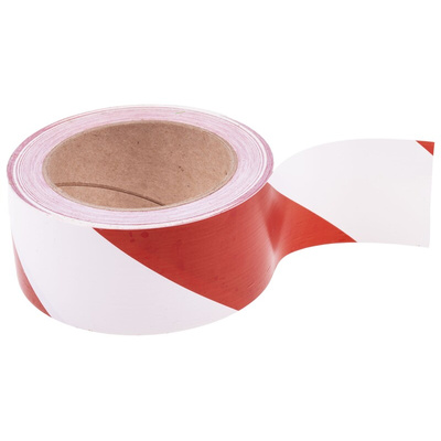RS PRO Red/White 33m Floor Tape