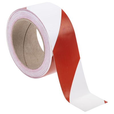 RS PRO Red/White 33m Floor Tape