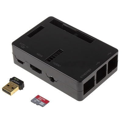 Seeed Studio Quick Starter Kit For Raspberry Pi 3 with Cables, Case & Preloaded OS MicroSD Card