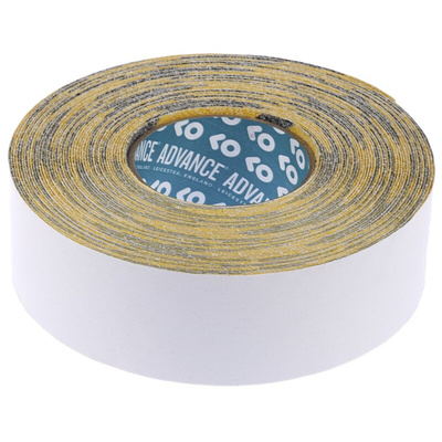 Advance Tapes Black/Yellow 18m Hazard Tape, 1mm Thickness