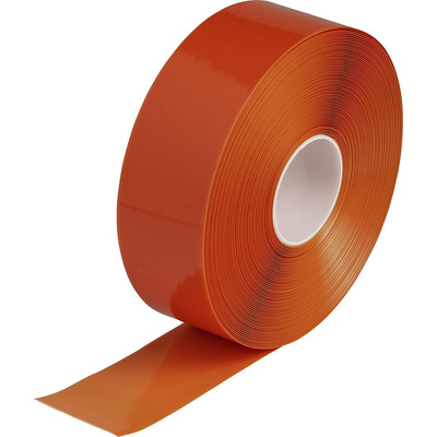 Brady Orange Vinyl 30.48m Lane Marking Tape, 1.27mm Thickness