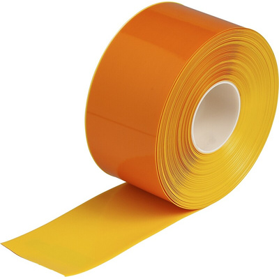 Brady Yellow Vinyl 30.48m Lane Marking Tape, 1.27mm Thickness