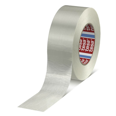 Tesa 53398 Transparent Strapping Tape, 50m x 38mm