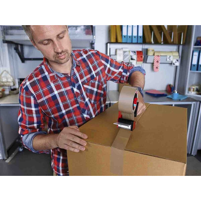 Tesa 4120 Brown Packing Tape, 66m x 50mm